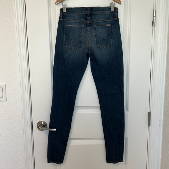 Hudson Brooklyn Moto Super Skinny Jeans Size 26 Walk of Fame - Picture 8 of 17
